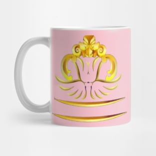 gold art design. Mug